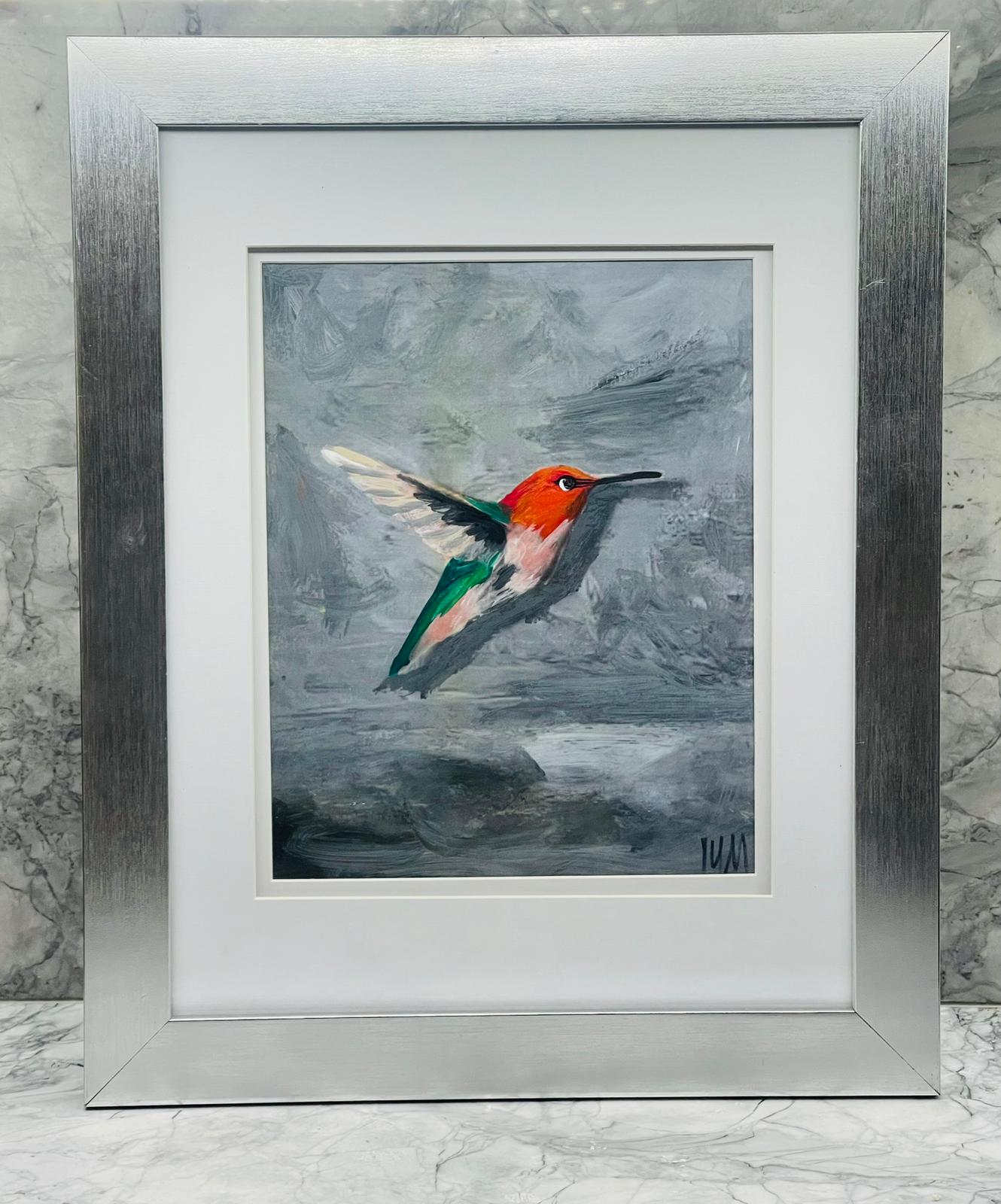 Green and Bright Pink- From the Hummingbird Collection