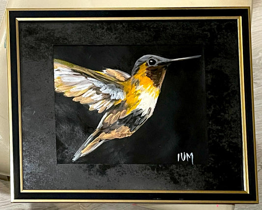 Luxury Yellow & Black- From the Hummingbird Collection
