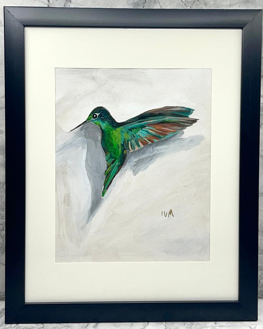 Elegant Green & Black- From the Hummingbird Collection