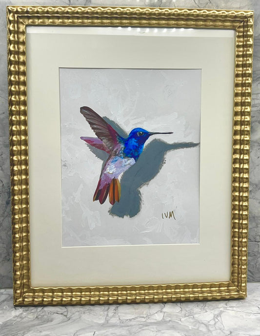 Blue and Orange- From the Hummingbird Collection