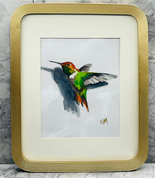 Green and Orange- From the Hummingbird Collection